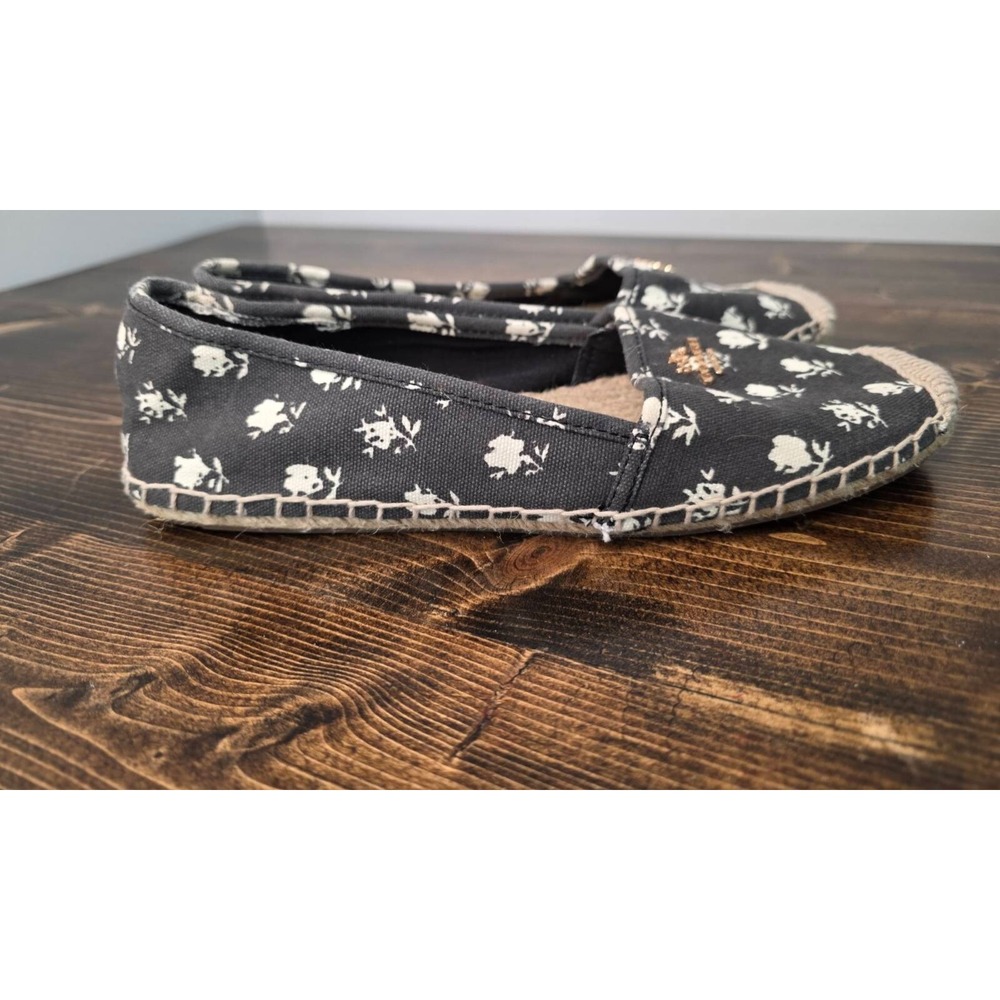 Coach Rhodelle Women's Shoes Size 8.5 Gray White Floral Slip On Flat Ballet - Picture 4 of 11